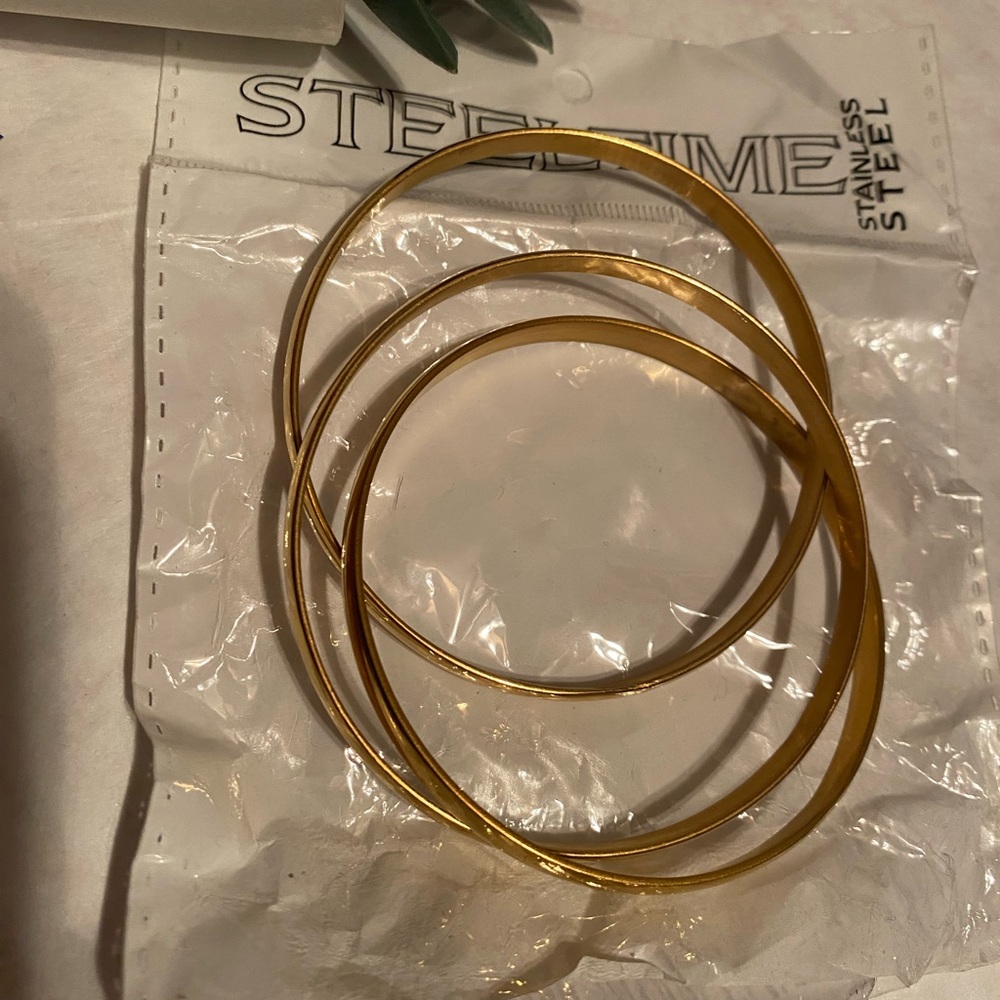 ✨🆕✨New Steeltime Stainless Steel Bangle